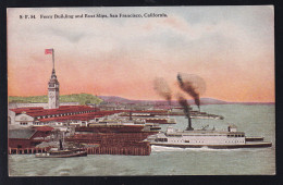 San Francisco Ferry Building And Boat Slips - Unclassified