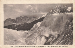 74-CHAMONIX MONT BLANC GLACIER DES BOSSONS-N°T5279-D/0009 - Chamonix-Mont-Blanc