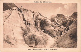 74-CHAMONIX MONT BLANC TRAVERSEE DE LA MER DE GLACE-N°T5279-D/0021 - Chamonix-Mont-Blanc