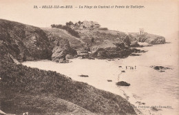 56-BELLE ILE EN MER LA PLAGE DE CASTOUL ET POINTE DE TAILLEFER-N°T5279-G/0055 - Belle Ile En Mer