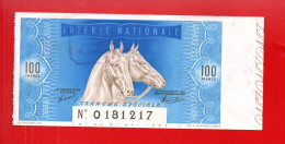 FRANCE . LOTERIE NATIONALE . " GRAND PRIX DE PARIS " . Mme LE GUEN TABAC BREST . 1939 - Ref. N°13021 - - Loterijbiljetten