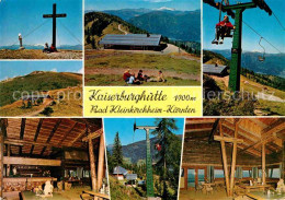 72852556 Bad Kleinkirchheim Kaernten Kaiserburghuette Gipfelkreuz Skilift Kleink - Otros & Sin Clasificación