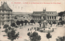 90-BELFORT LA PLACE DE LA REPUBLIQUE-N°T5280-D/0073 - Belfort - Stad