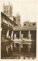 England Bath - The Old Baths & Abbey - Bath