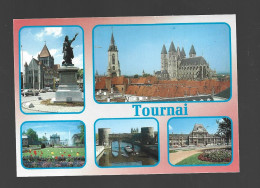 Tournai Multi Vues Photo Carte Doornik Hainaut Htje - Tournai