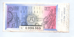 FRANCE . LOTERIE NATIONALE . " GRAND PRIX DE PARIS " . M. TRÉHART CAFÉ-TABACS BREST . 1939 - Ref. N°13023 - - Billetes De Lotería