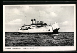 AK Warnemünde, Trajektfährschiff Schwerin öffnet Die Bugklappe  - Sonstige & Ohne Zuordnung