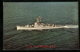 AK Kriegsschiff USS Cromwell (DE-1014) Aus Der Vogelschau  - Oorlog