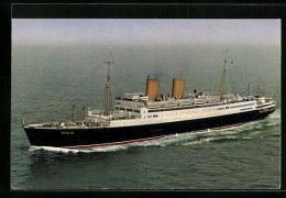 AK Passagierschiff MS Berlin Des Norddeutschen Lloyds Aus Der Vogelschau  - Passagiersschepen