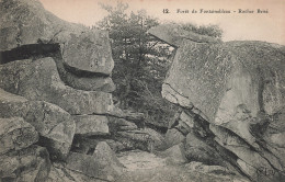 77-FONTAINEBLEAU LA FORET ROCHER BRISE-N°T5280-B/0081 - Fontainebleau