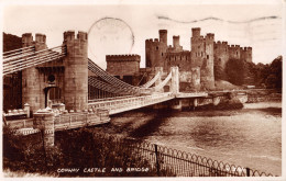R329279 Conway Castle And Bridge. Valentine. RP. 1951 - Welt