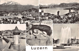 R329249 Luzern. Photoglob. Wehrli. AG. Multi View. 1954 - Welt