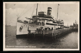 AK Turbinen-Schnelldampfer Cobra, Hapag Seebäderdienst GmbH  - Steamers