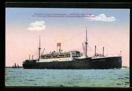 AK Passagierschiff Antonio Delfino  - Steamers