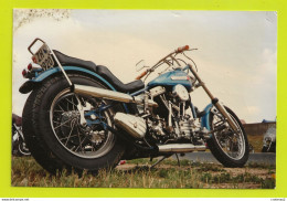 Photo KODAK Originale MOTO HARLEY DAVIDSON En 1992 Immatriculée En Suisse Zurich - Andere & Zonder Classificatie