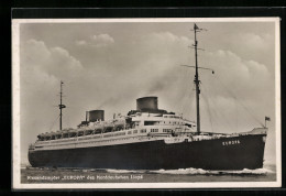 AK Riesendampfer Europa Des Norddeutschen Lloyd, Passagierschiff  - Steamers