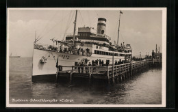 AK Turbinen-Schnelldampfer Cobra, Hapag Seebäderdienst GmbH  - Steamers