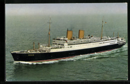 AK Passagierschiff MS Berlin Des Norddeutschen Lloyds Aus Der Vogelschau  - Dampfer