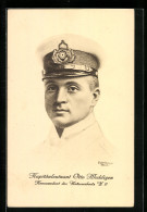 Künstler-AK Kapitänleutnant Otto Weddigen, Kommandant Des U-Bootes U9  - Warships