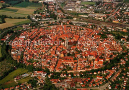 72851985 Noerdlingen Stadtkern Altstadt Romantische Strasse Fliegeraufnahme Noer - Noerdlingen