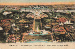 78-VERSAILLES LE CHÂTEAU LA VILLE ET LE PARC-N°T5280-G/0145 - Versailles (Kasteel)