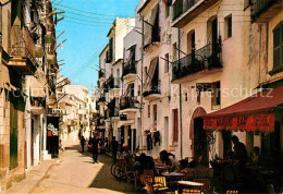 72851976 Ibiza Islas Baleares Calle Tipica Gasse Strassencafe Ibiza - Other & Unclassified