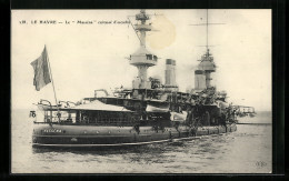 CPA Le Havre, Kriegsschiff Masséna In Fahrt  - Oorlog