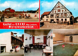 72851925 Mitteleschenbach Gasthof Zur Krone Hallenbad Dachterrasse Mitteleschenb - Andere & Zonder Classificatie