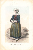 29-LANDVISIAU FOLKLORE FEMME-N°T5281-G/0121 - Other & Unclassified