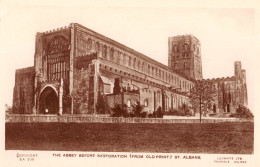 R331632 S. A. 209. The Abbey Before Restoration. From Old Print. St. Albans. Lil - World