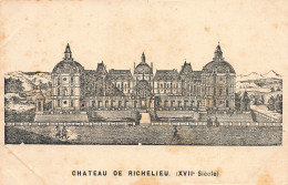 37-CHATEAU DE RICHELIEU-N°T5283-A/0167 - Andere & Zonder Classificatie