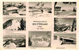 72850714 Bolsterlang Panorama Wintersportplatz Berghuetten Skilifte Allgaeuer Al - Andere & Zonder Classificatie