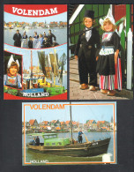 VOLENDAM  - 3 POSTKAARTEN  (NL 10507) - Volendam