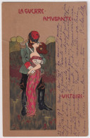 Russo Japanese War Geisha Kissing A Russian Soldier Victory  Kirchner Cachet Train Langogne Clermont Vers Ussel - Autres & Non Classés