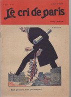 Revue   LE CRI DE PARIS  N° 1334 Octobre 1922   (couv : REB )(CAT4090 / 1334) - Humor