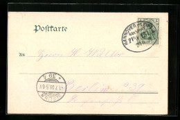 AK Bahnpoststempel Hannover-Leipzig, Zug 131  - Other & Unclassified