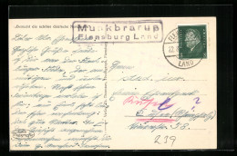 AK Landpoststempel Munkbrarup I. Flensburger Land  - Other & Unclassified