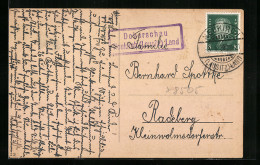 AK Landpoststempel Doberschau, Neukirch I. Lausitz Land  - Other & Unclassified