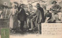 63-AUVERGNE FOLKLORE BOURREE-N°T5285-A/0153 - Autres & Non Classés