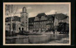 AK Erfurt, Anblick Der Oberrealschule  - Erfurt