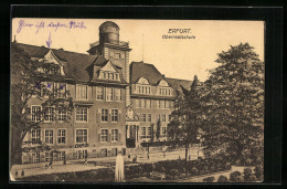 AK Erfurt, Oberrealschule Mit Anlagen  - Erfurt