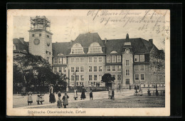 AK Erfurt, Blick Auf Die Städtische Oberrealschule  - Erfurt