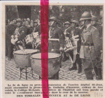 Timbales De L'Honneur Au 8° De Ligne - Orig. Knipsel Coupure Tijdschrift Magazine - 1937 - Non Classés