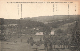 43 Le Chambon Sur Lignon Bords Du Lignon Hotel Des Roches Et Mont Du Salut CPA - Le Chambon-sur-Lignon