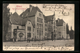 AK Erfurt, An Der Kgl. Baugewerkschule  - Erfurt
