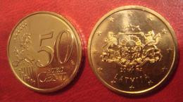 (!) Latvia / Lettonia / Lettland   2014 EURO COIN   50 Euro Cents From Bank Roll - UNC - Lettland