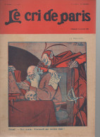 Revue   LE CRI DE PARIS  N° 1346  Janvier 1923 (pub GIBBS) (CAT4090 / 1346) - Humour