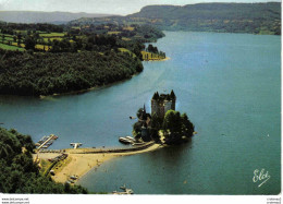 19 BORT LES ORGUES N°2221 Vue Générale Sur Le Lac Château De Val Et Plage VOIR DOS Ets L. Chatagneau - Autres & Non Classés