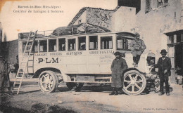 BARRET-le-BAS (Hautes-Alpes) - Courrier De Laragne à Séderon - Autocar / Autobus Paulin Michel, Service Postal P.L.M. - Autres & Non Classés