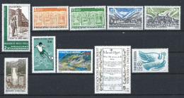 Andorre Lot 10 Tp Neuf** (MNH) Année 1986 - Ganze Jahrgänge